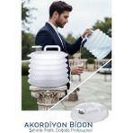 Creatividad Solutions Akordiyon Bidon - Katlanabilir Lüks Su Taşıma Ünitesi | 10L Şeffaf Tasarım 722568