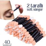 Creatividad Solutions Göz Farı Süngeri 40’lı Paket – Çift Uçlu, Profesyonel Makyaj Aplikatörü 718662