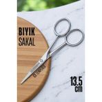 Creatividad Solutions Ice Tempered Kobalt Çelik 702 Bıyık Makası - Bıyık Sakal Düzeltme Makası Kuaför Makası 13.5 cm 721643
