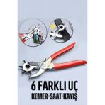 Creatividad Solutions Kemer Delici Pense 6 Uçlu Saat Kayış Kemer Delme Pensesi 720990