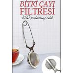 Creatividad Solutions Kıskaçlı Bitki Çayı Filtresi Top Çay Demliği Çay Filtresi Maşası 721230