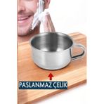 Creatividad Solutions Paslanmaz Çelik Tıraş Tası Sabun Köpürtme Kasesi 717299