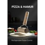 Creatividad Solutions Pizza Merdanesi - Profesyonel Ahşap Saplı Hamur Açma Merdanesi - 722661