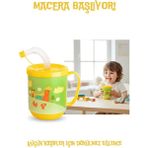 Creatividad Solutions Premium Pipetli Alıştırma Bardağı 350 ml Çocuklar İçin Ergonomik Tasarım 722651