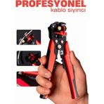 Creatividad Solutions Profesyonel Kablo Soyma Sıyırma Pensesi 722485