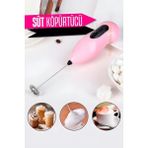Creatividad Solutions Süt Köpürtücü Kahve Karıştırıcı Mini Pilli Mixer Çırpıcı 720459