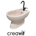 Creavit Abdestlik Ayak Yıkama Lavabosu Açık Pembe Bide