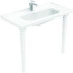 Creavit AN101 Antik Etajerli Lavabo 100 cm ve Antik Konsol Ayak (2 Adet)