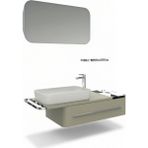 Creavit Angel Lavabo Dolabı 120 cm Plazzo ve LED Ayna - Taş