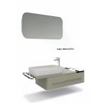 Creavit Angel Lavabo Dolabı 120 Cm Plazzo Ve Led Ayna