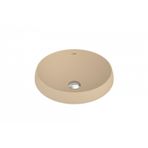 Creavit Cappucino DE045-00CM00E-0000 Deep 45 cm Set Üstü Tezgah Üstü Yuvarlak Lavabo