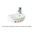 Creavit CK035-FF00 Desenli 38 cm Çocuk Lavabosu