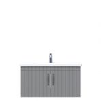 Creavit D10 Next Lavabo Dolabı Tezgah Altı Kapaklı 100 cm Gri Lake