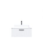 Creavit D10 Next Lavabo Dolabı Tezgah Üstü 1 Çekmeceli 80 cm Beyaz Lake
