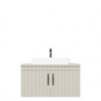 Creavit D10 Next Lavabo Dolabı Tezgah Üstü Kapaklı 100 cm Dafne Lake
