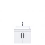 Creavit D10 Next Tezgah Üstü Kapaklı 65 cm Beyaz Lake Lavabo Dolabı