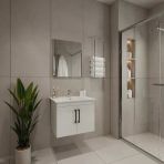 Creavit D20 Banyo Dolabı Seti Çekmeceli 80 Cm Beyaz