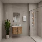 Creavit D20 Banyo Dolabı Seti Çekmeceli 80 Cm Everest