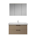 Creavit D20 Lake 80 cm Dafne Aynalı Çekmeceli Banyo Dolabı