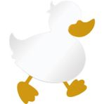 Creavit DC30035-A Ducky Ördek Figürlü Büyük Ayna