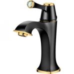 Creavit EG1500-S Elegant Altın Siyah Lavabo Bataryası