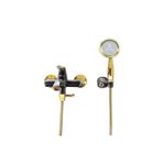 Creavit Eg2500 Siyah Altın Elegant Banyo Bataryası