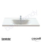 Creavit Eksen 100 cm Etajerli Lavabo