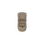 Creavit Elegant Rim-Off Kanalsız Asma Cappucino EG321-11CM00E-0000 + Cappucino KC1103.01.1800E Creavit Elegant Droplast Yavaş Kapanan Kapağı Klozet Kapağı