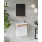 Creavit Elmas 45 Cm Banyo Dolabı Takımı Beyaz