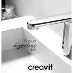 Creavit ES2400 Tek Su Girişli Fotoselli Lavabo Bataryası