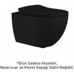 Creavit FE320 Free Asma Klozet Siyah Mat - Mat Siyah