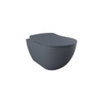 Creavit FE320 Free Asma Klozet ve Yavaş Kapak - Basalt Mat - Mat Siyah