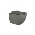 Creavit FE322-00CG Free Rim Off Asma Klozet ve Cool Gray Yavaş Kapanan Klozet Kapağı