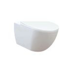 Creavit FE322-00MB00E-0000+SET Free Rim Off Kanalsız İnci Beyaz Asma Klozet