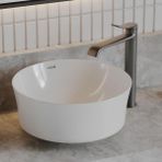Creavit Fiore Oval Beyaz Deliksiz Lavabo 40 cm FI140