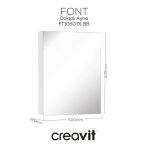 Creavit Font Dolaplı Ayna 50 cm Beyaz
