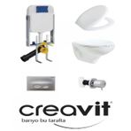 Creavit Gr5001 - Tp320 Gomme Rezervuar Seti 5 Parca Orjınal Set