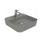 Creavit Loop Kare İnce Çanak Lavabo 45 Cm Cool Grey Lp046-00cg00e-0000