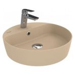 Creavit LP146 Loop Yuvarlak Çanak Lavabo Ø45 cm Mat Cappuccino