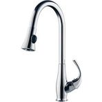 Creavit MF8890D Spiralli Lüks Mutfak Armatürü Krom
