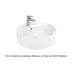 Creavit NC046 Nice Beyaz 45 cm Tezgah Üstü Lavabo