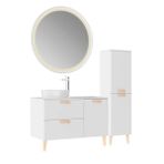 Creavit PT0100.42 Patara 100 cm Banyo Dolabı Takımı