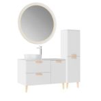 Creavit PT0100.42 Patara 100 cm Banyo Dolabı Takımı
