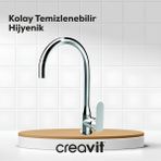Creavit Pure Krom Eviye Bataryası PR8501