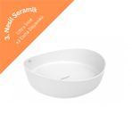 Creavit RB140 Ruby 40 cm İnci Mat Beyaz Tezgah Üzeri Lavabo