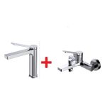Creavit Ritmo RT1500+RT2500 Lavabo ve Banyo Bataryası Seti