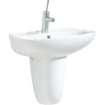 Creavit SD055 55 cm Sedef Yarım Ayak Lavabo