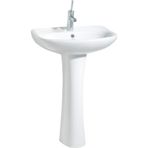 Creavit Sedef 45x55 cm Beyaz Yarım Ayak Lavabo