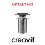 Creavit SF030.CCM Cappucino Mat Pop Up Taşmasız Lavabo Sifon Başlığı