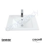 Creavit Su 60 cm Etajerli Lavabo